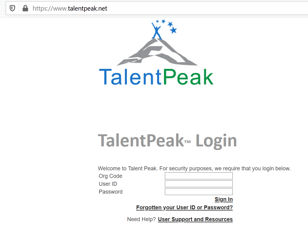Instructions for reset password